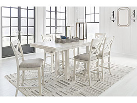7PC ROBBINSDALE COUNTER HEIGHT DINE...