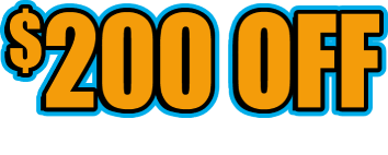 Back to school deal! $200 off any new rental agreement