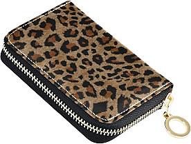 LEOPARD PRINT CARD CASE