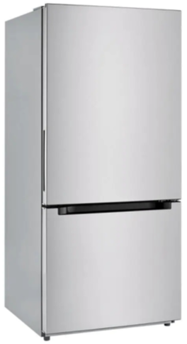 18.7' BOTTOM MOUNT STAINLESS STEEL REFRIGERATOR