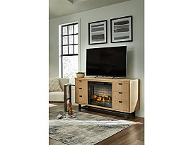 65" FRESLOWE BLONDE FIREPLACE