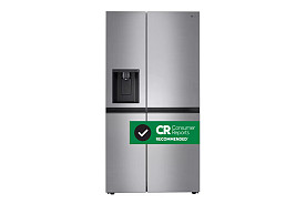 27' STAINLESS STEEL SXS REFRIGERATOR