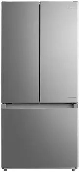 18' STAINLESS STEEL FRENCH DOOR REFRIGERATOR