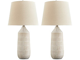                                                              							2-PC WILLPORT LAMP SET
                                                            						 