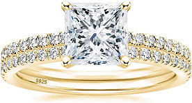 10K 3/4CTTW DIAMOND BRIDAL SET