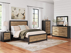 5PC FULL VERTANI BEDROOM SET