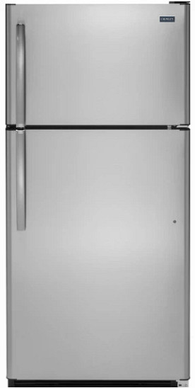 18' TOP MOUNT STAINLESS STEEL REFRIGERATOR