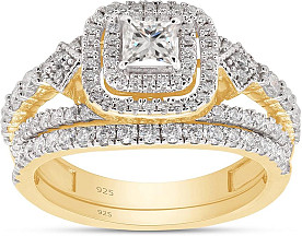 10K 1CT MOISSANITE SOLITAIRE
