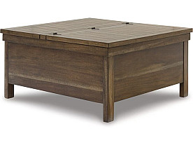 MORIVILLE GRAYISH BROWN LIFT TOP COFFEE TABLE
