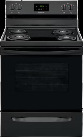 BLACK COIL TOP RANGE