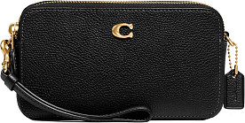 COACH KIRA BLACK PEBBLE CROSSBODY