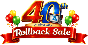 40 anniversary rollback sale