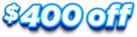 $400 off